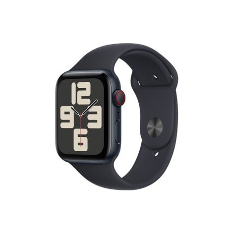 Apple SE (GPS + Cellular) Inteligentny zegarek 4G Aluminium Midnight 44 mm Apple Pay Odbiornik GPS/GLONASS/Galileo/QZSS Wodoodpo